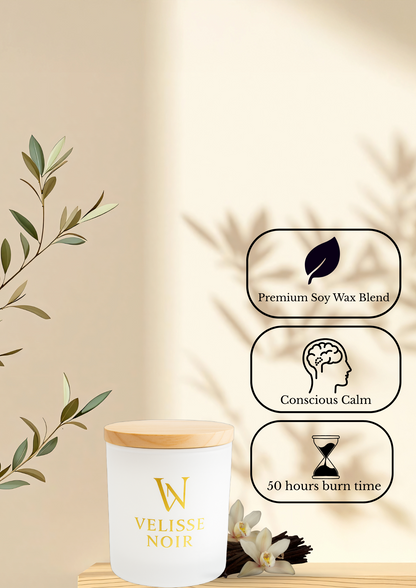 Ivory Bloom White Candle