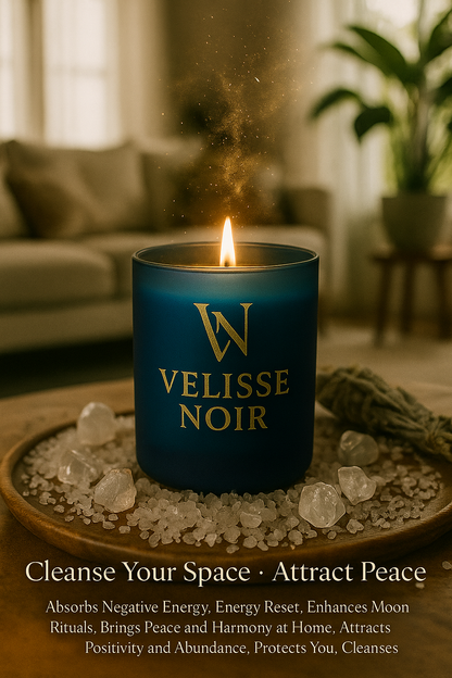 Mystic Tide Scented Blue Candle